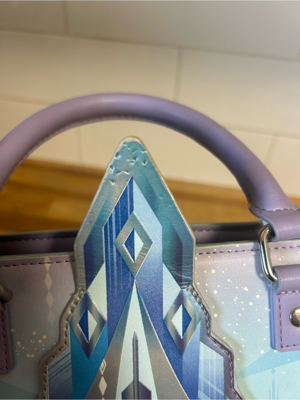 Loungefly Disney Frozen II Purse with Wallet PRINCESS CASTLE CROSS BODY BAG - Picture 9 of 9